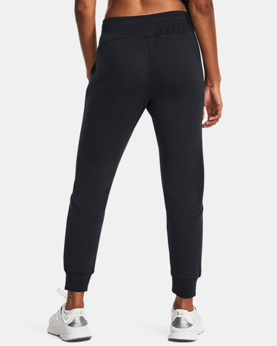 Pantalones de entrenamiento UA Unstoppable Fleece para mujer, Black, pdpMainDesktop image number 1